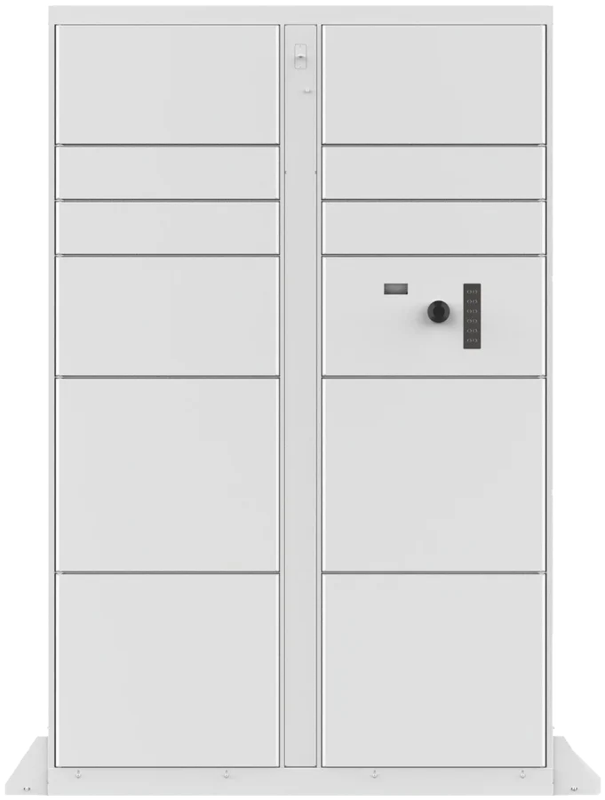 Locker Lite D Series: large-volume smart locker in galvanised steel